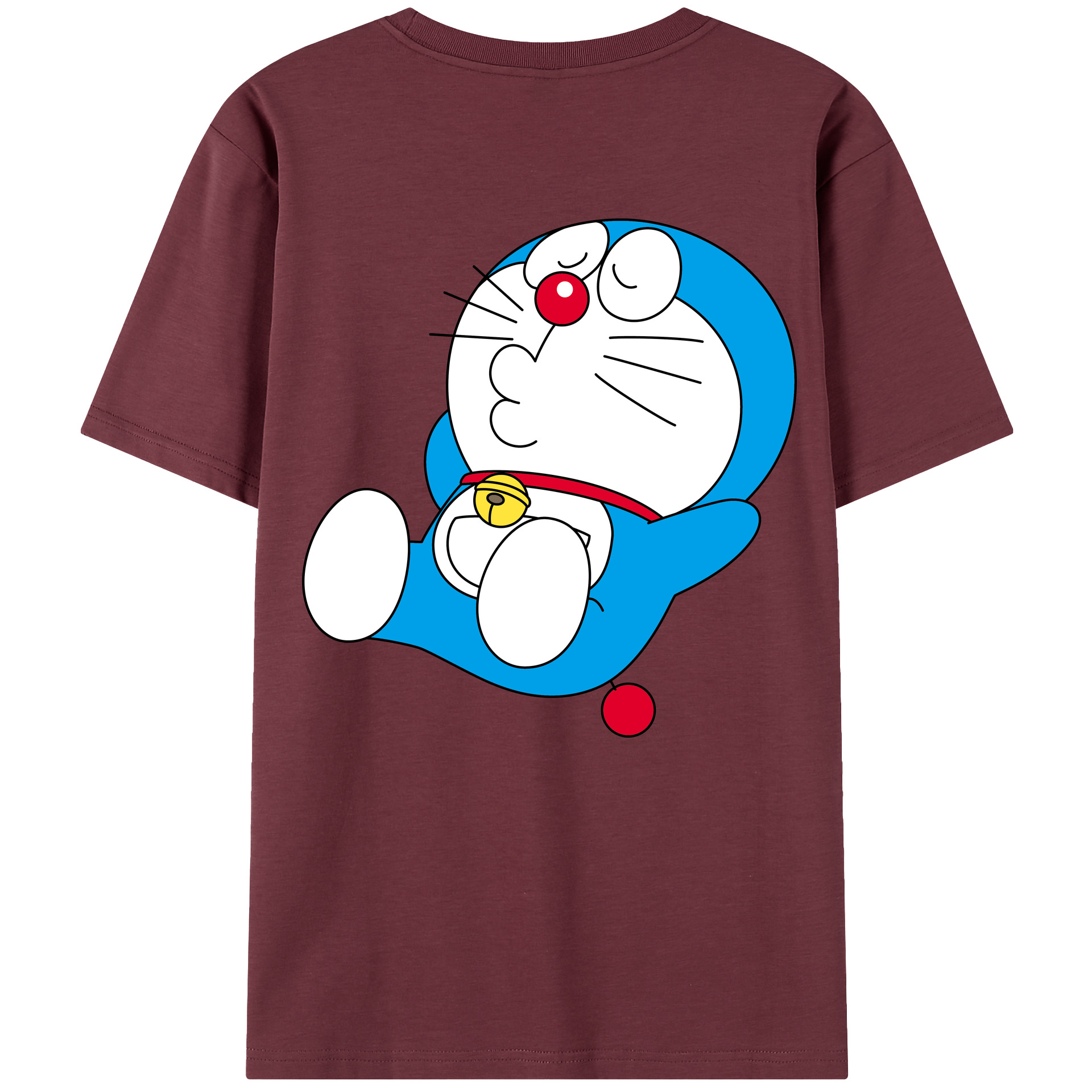 （画像用） ドラえもん Doraemon 綿100％半袖Tシャツ（背面プリント）